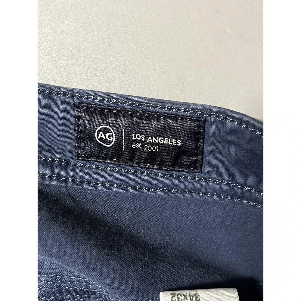 AG Adriano Goldschmied Jeans Mens 34x32 Blue‎ Everett Slim Straight Stretch